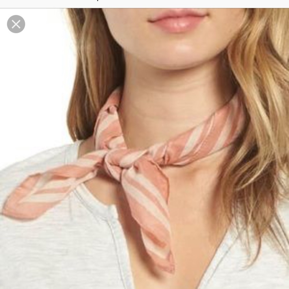 Pink Madewell Neck Scarf